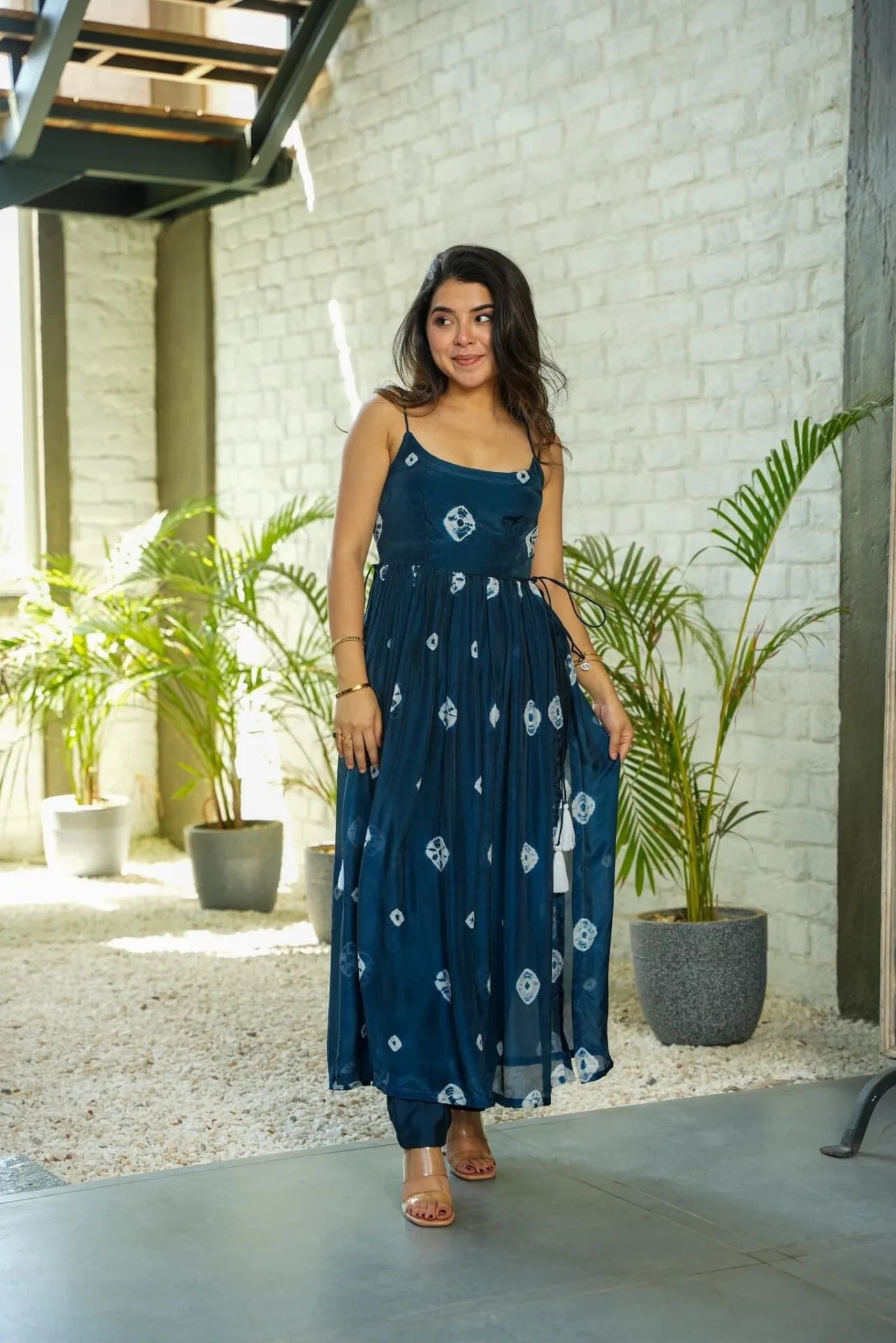 Taby Silk Printed Kurta Set - Default