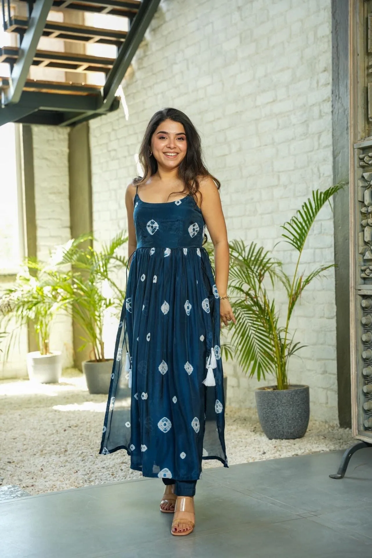 Taby Silk Printed Kurta Set - Default