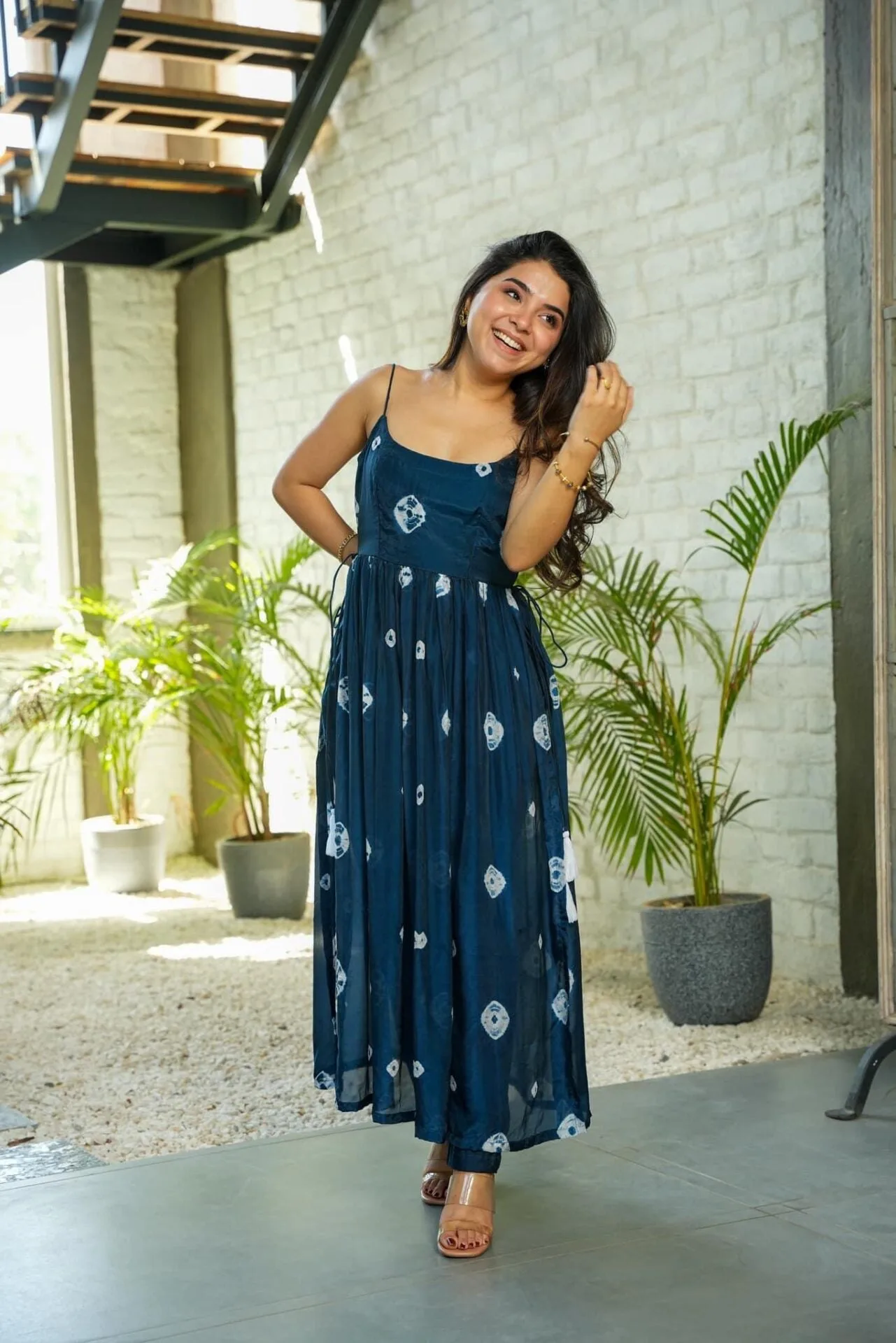 Taby Silk Printed Kurta Set - Default