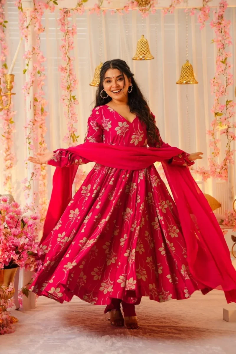 Votikal Print Kurta Set With Dupatta - Default