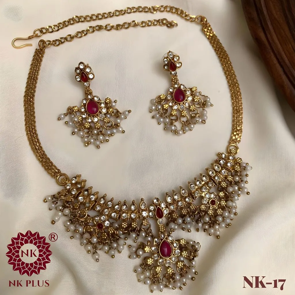 kundan jewelry for women - CHETNOVA jewelry image 1