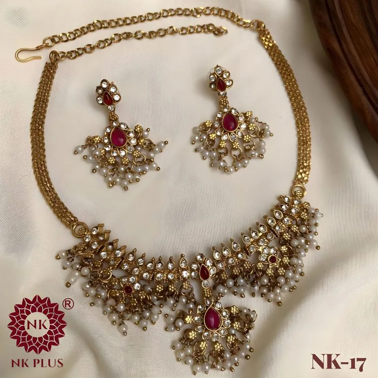 kundan jewelry for women - CHETNOVA jewelry image 1