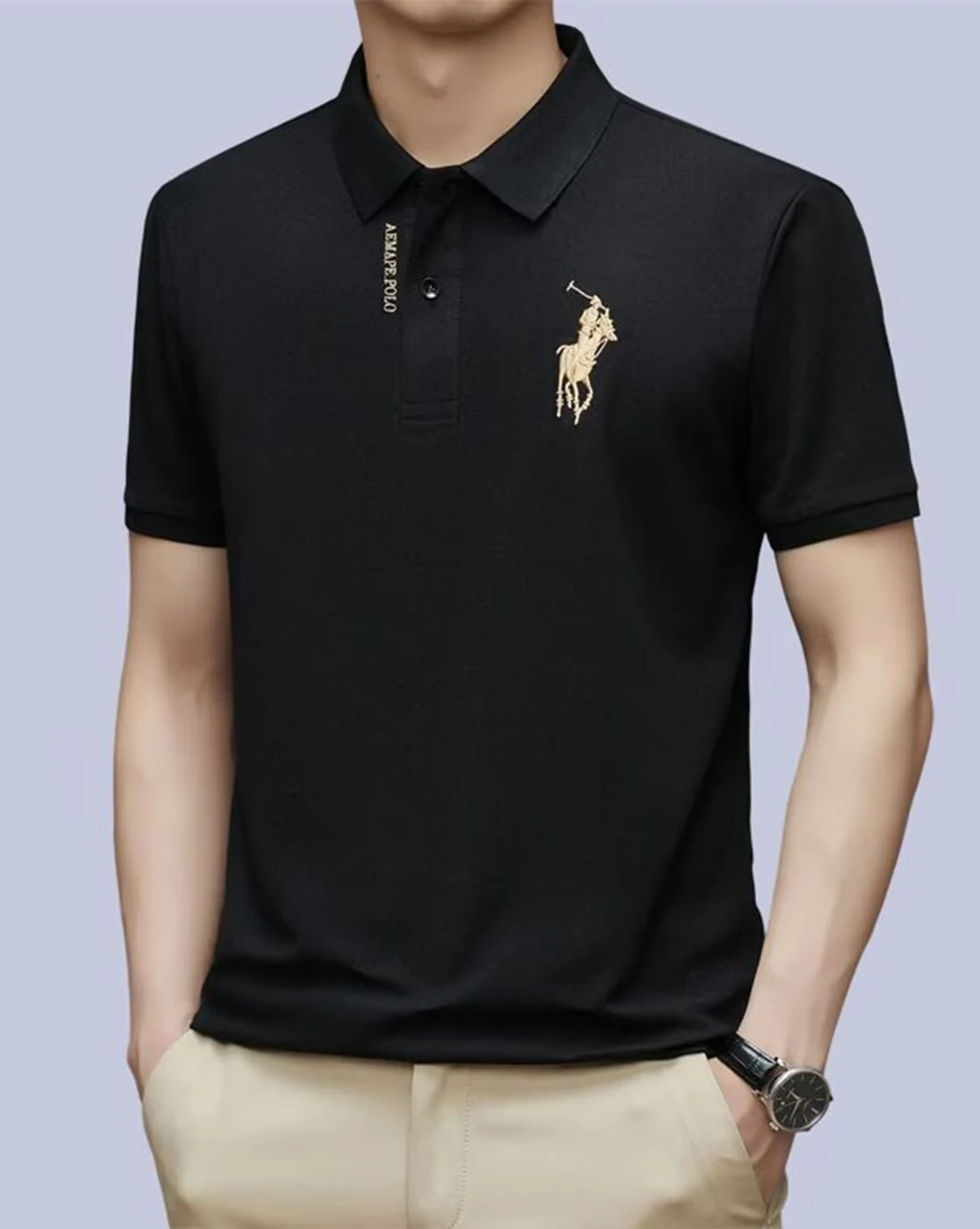 Chetnova Men's Classic Polo T-Shirt | Embroidered Logo | Regular Fit Half Sleeve