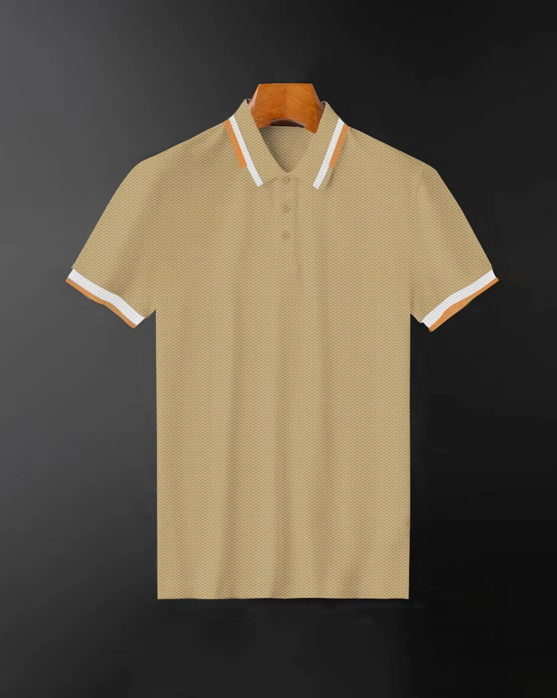 Chetnova Men's Premium Polo T-Shirt with Contrast Collar Stripes | Regular Fit
