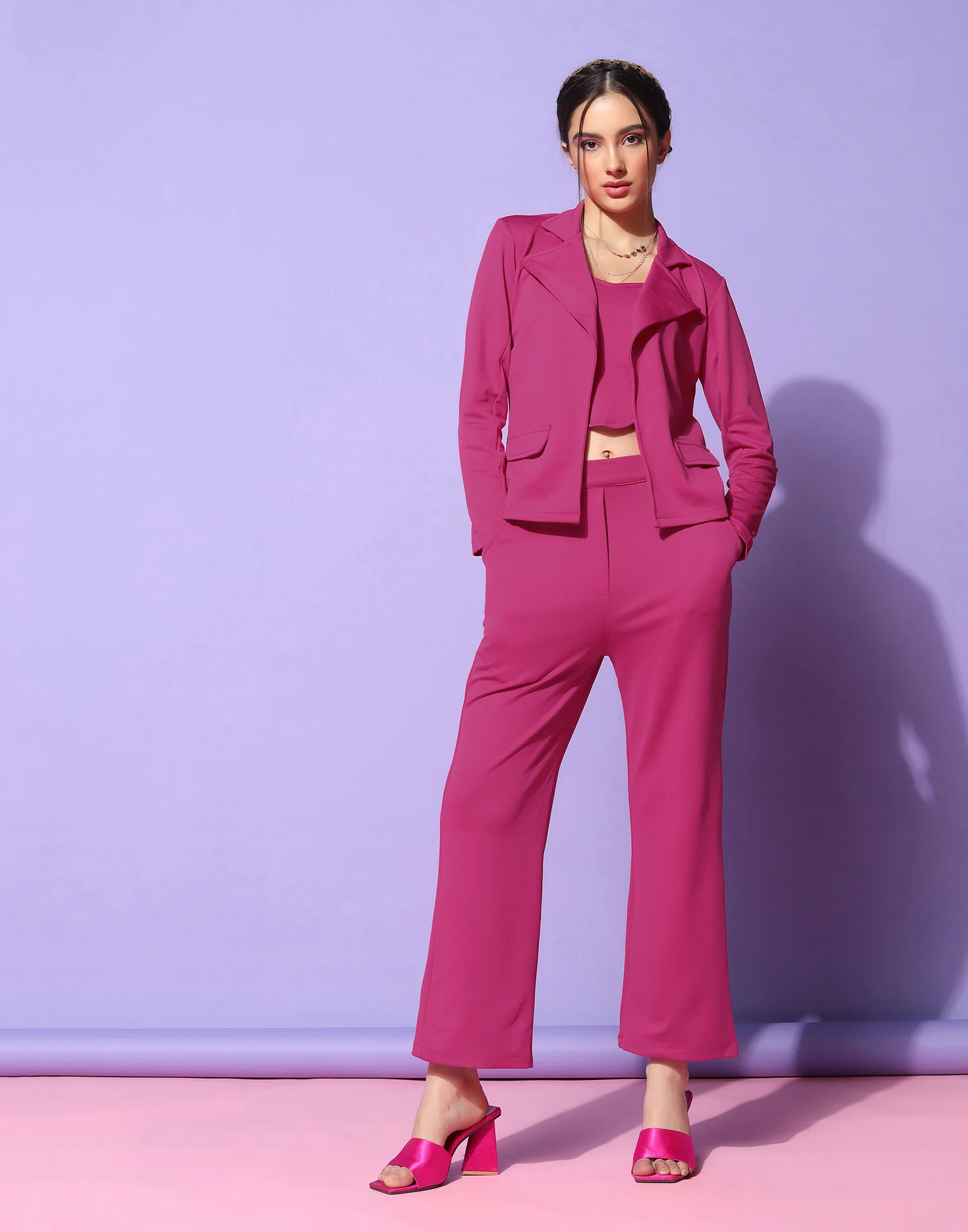 Chetnova Pink Women's Co-ord Set