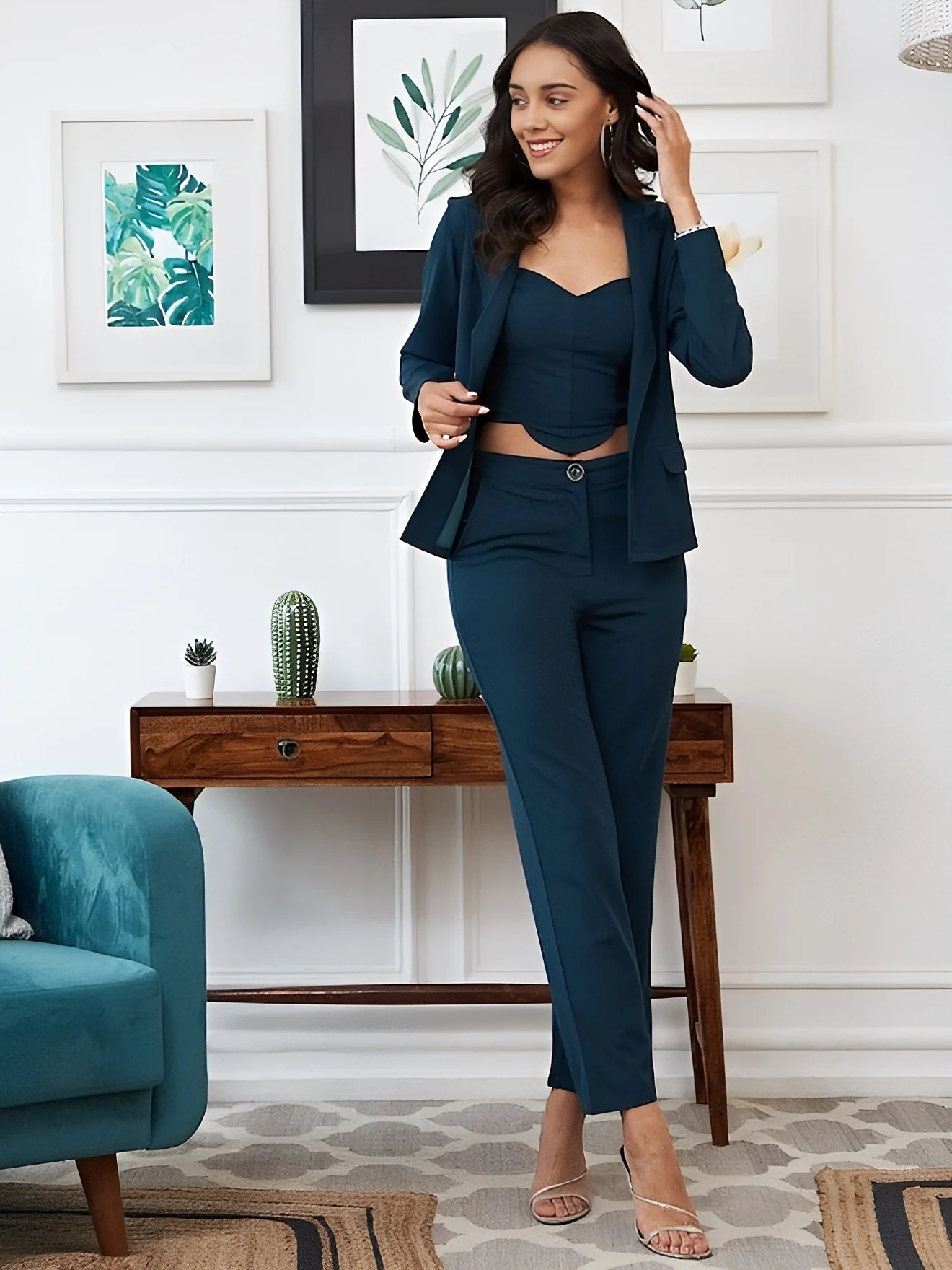 Chetnova Teal Women's Co-ord Set