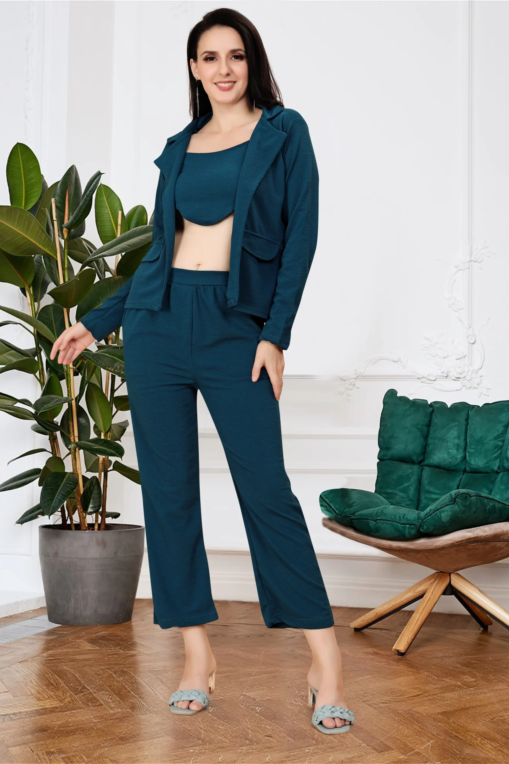 Chetnova Teal Women's Co-ord Set