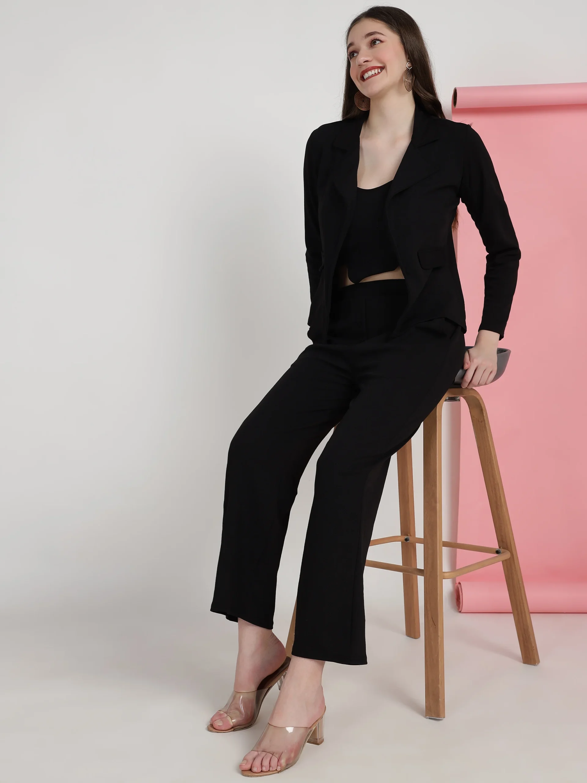 Chetnova Black Women's Co-ord Set