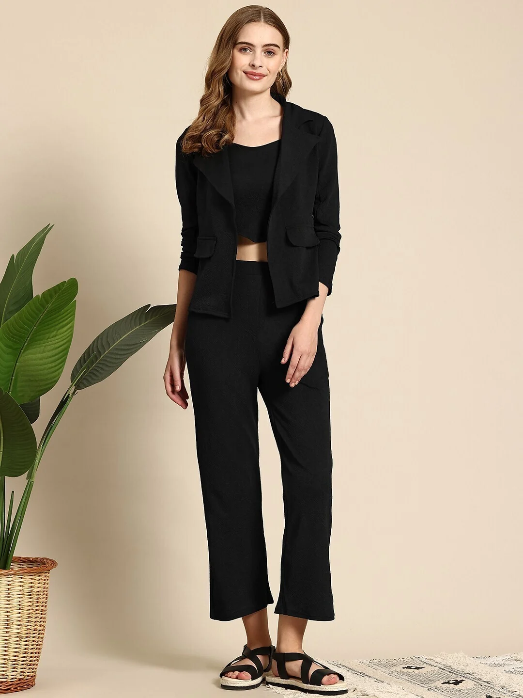 Chetnova Black Women's Co-ord Set
