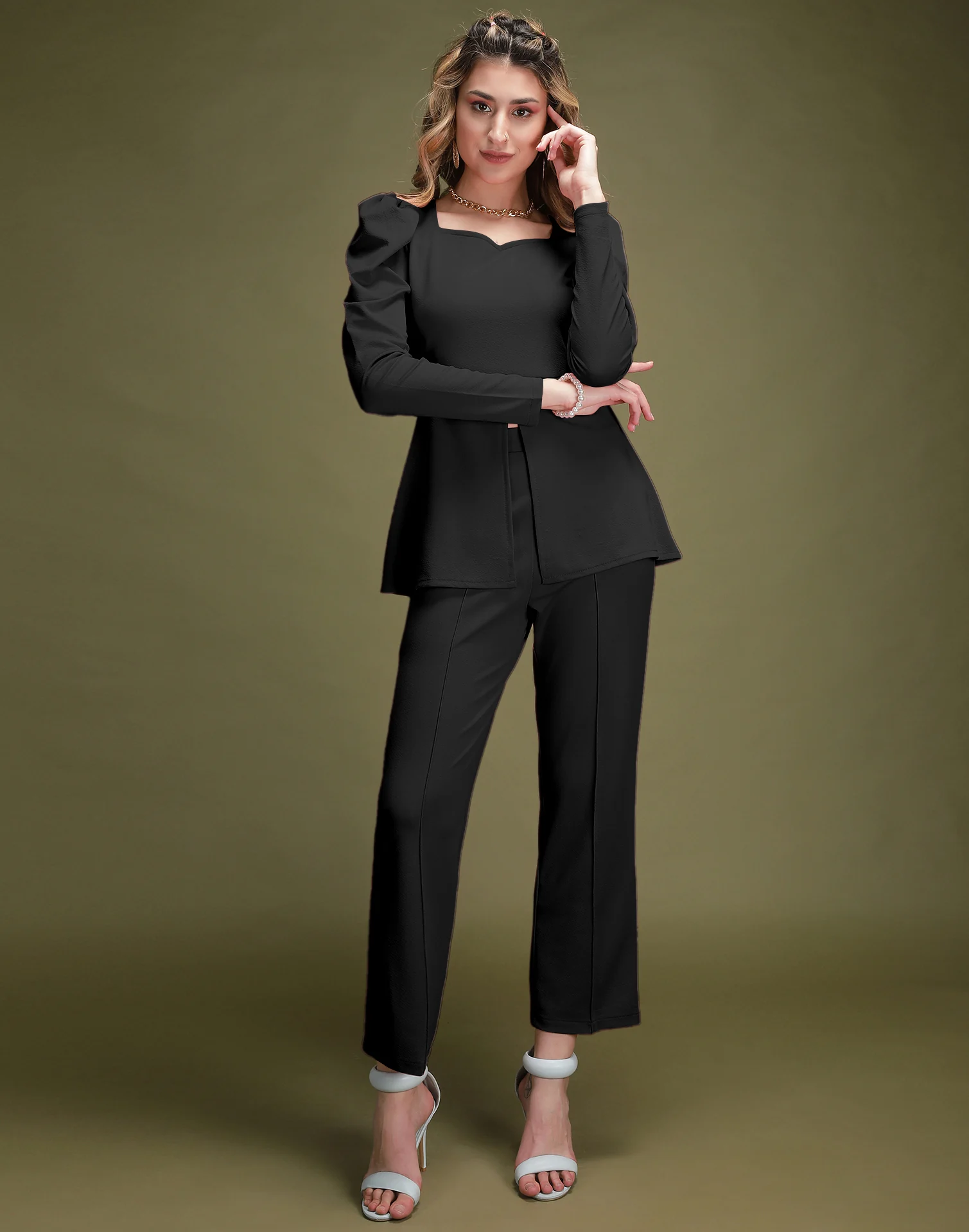 Chetnova Black Women's Co-ord Set